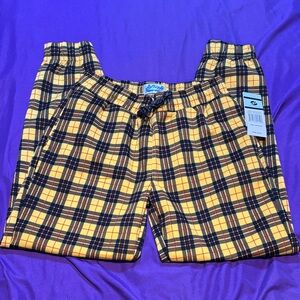 Plaid Yellow Pajama Pants